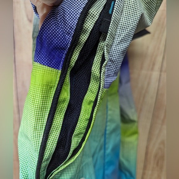 German waterproof winter / Ski jacket size 6 multicolor breathable material - Picture 4 of 10